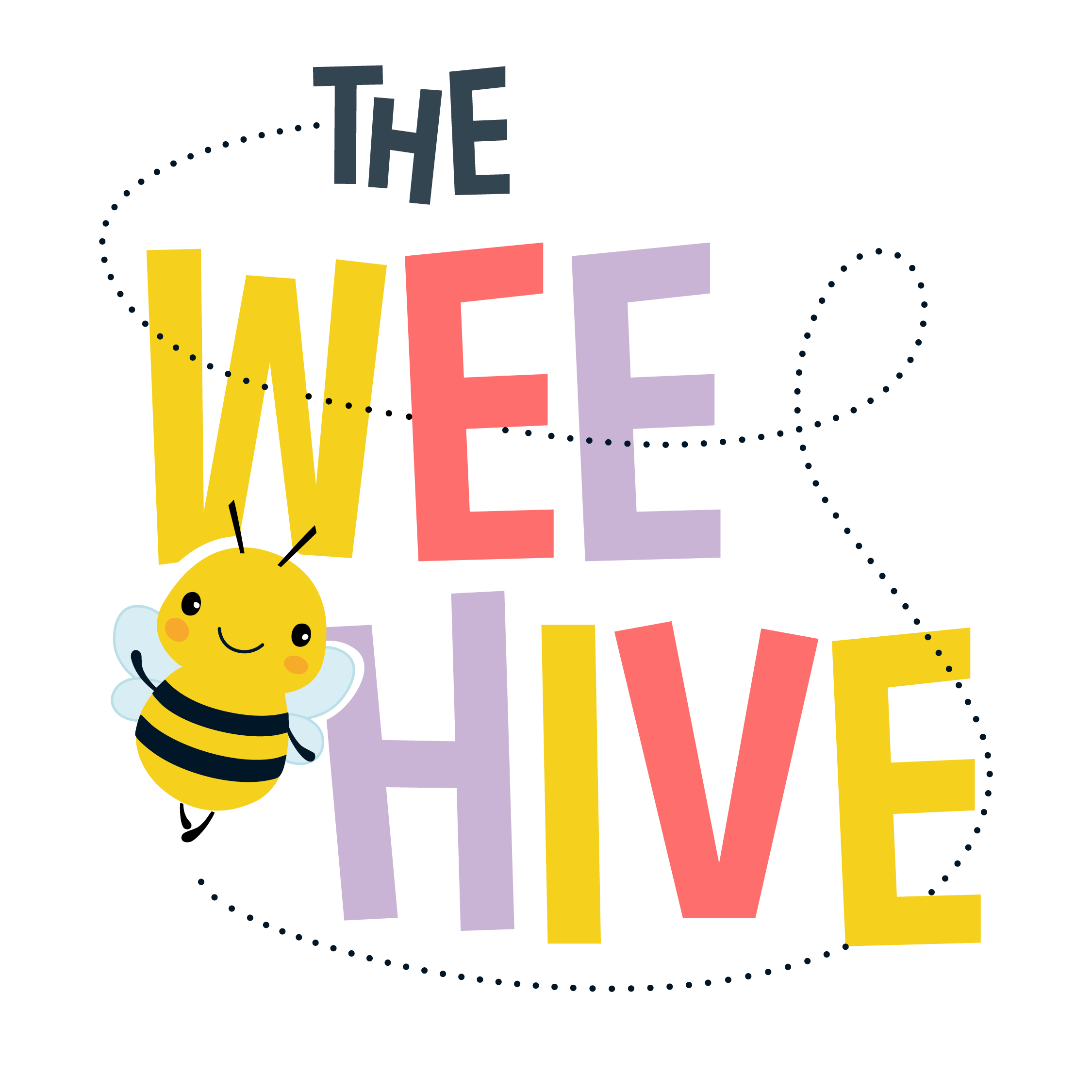 The Wee Hive - Colorful Logo
